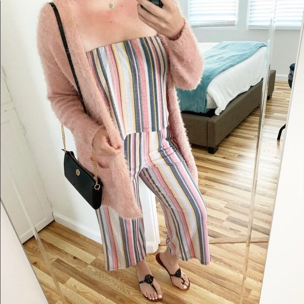 Strapless Multicolor Romper🦋